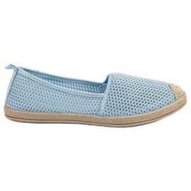 Seastar Blue Textile Espadrilles blå