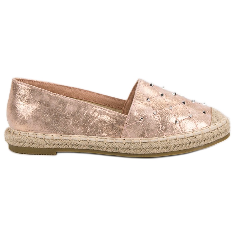 Lucky Shoes Espadrilles med jetplan rosa