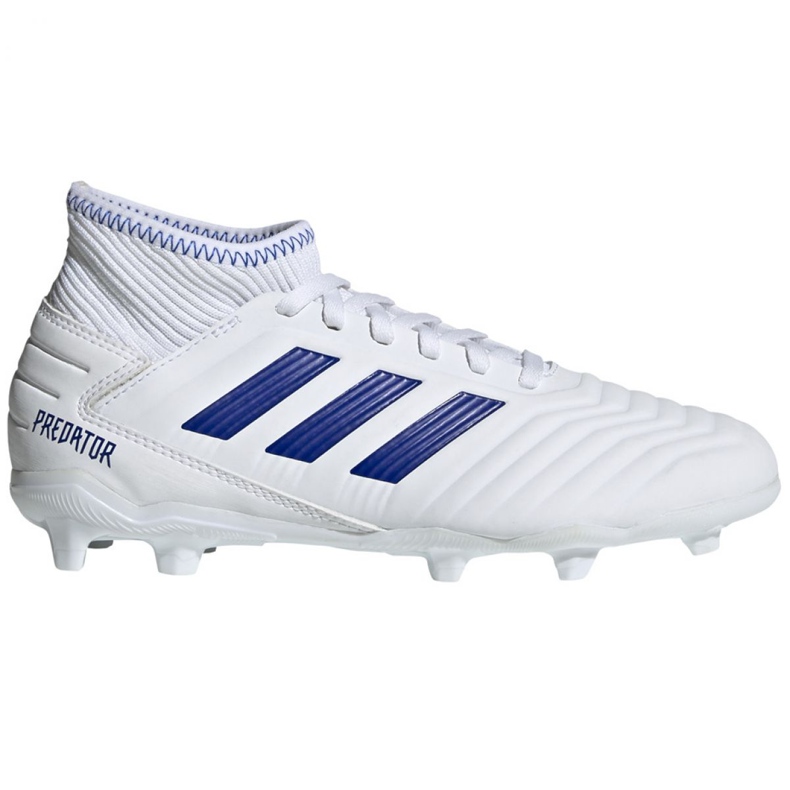 Adidas Predator 19.3 Fg Jr CM8535 fotbollsskor mångfärgad vit