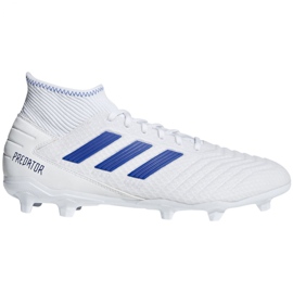 Adidas Predator 19.3 Fg M BB9333 fotbollsskor mångfärgad vit