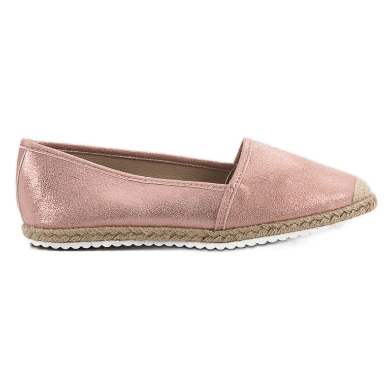 Lucky Shoes Rosa Glitter Espadrilles
