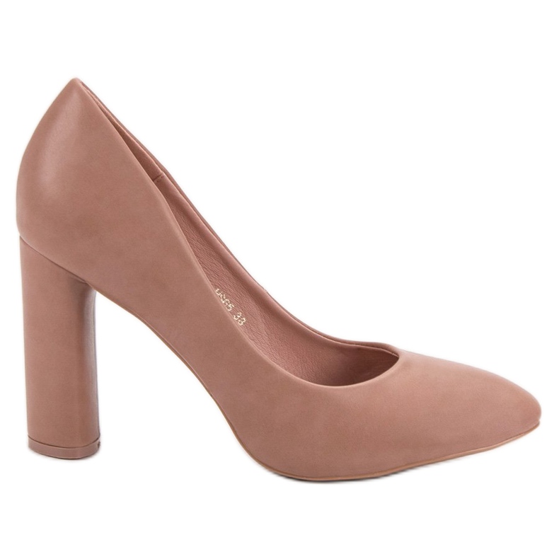 Small Swan Pulverpumpar på en pelare rosa