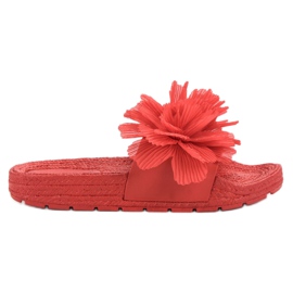 Seastar Röda tofflor med blommor