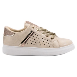 Trendiga sportskor brun