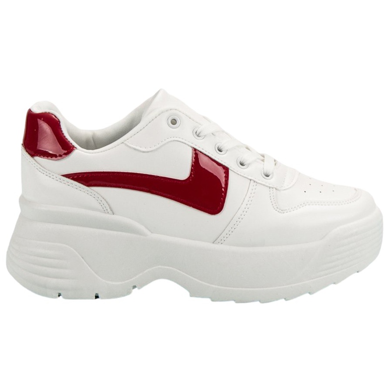 Kylie Sneakers på plattformen vit