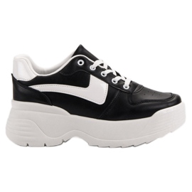 Kylie Sneakers på plattformen svart