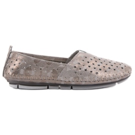 Kylie Läder Damskor beige