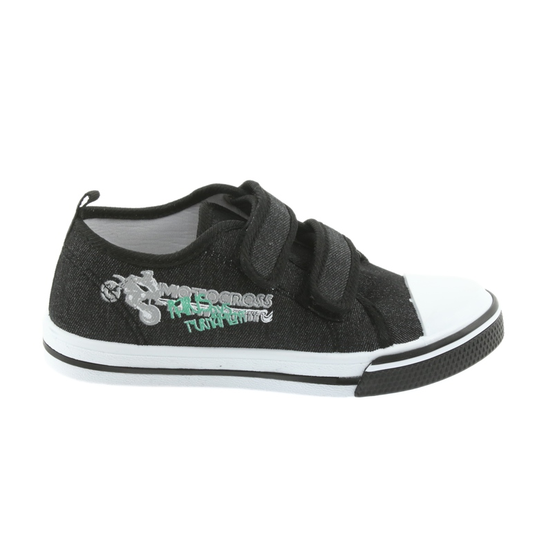 Svarta Motocross Atletico 1809 kardborreband