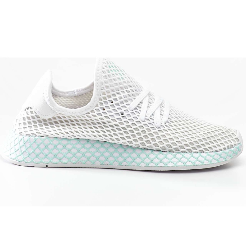 Adidas Deerupt Runner W Skor Vit Grå En Klar Mynt mångfärgad