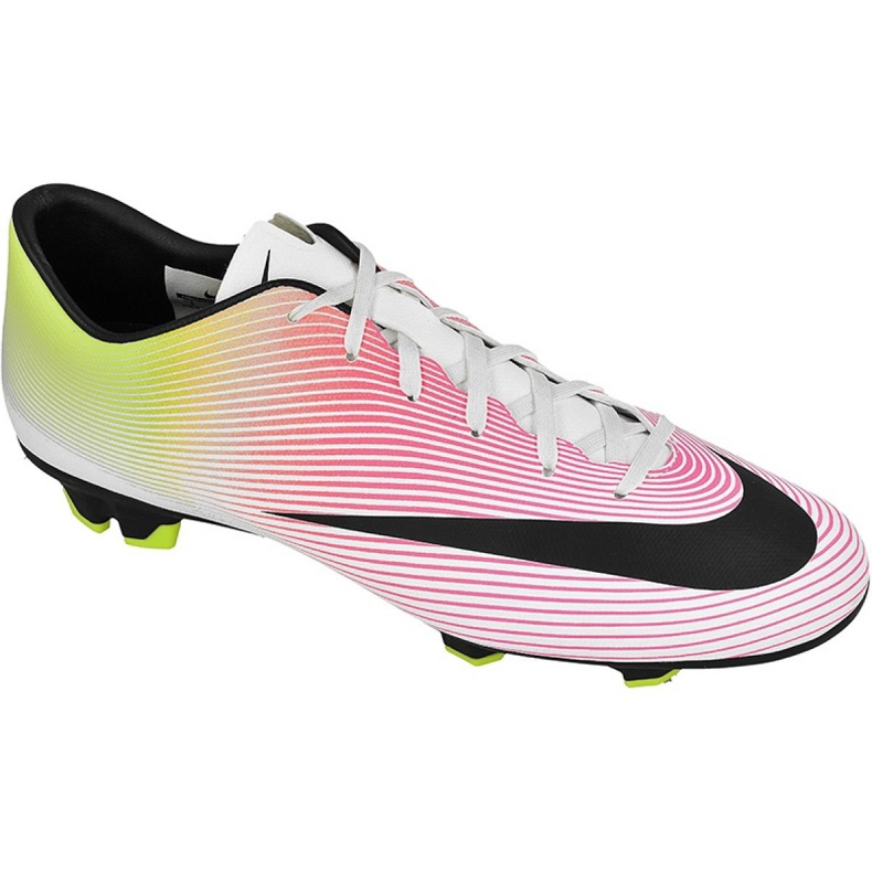 Nike Mercurial Victory V Fg M 651632-107 fotbollsskor rosa mångfärgad
