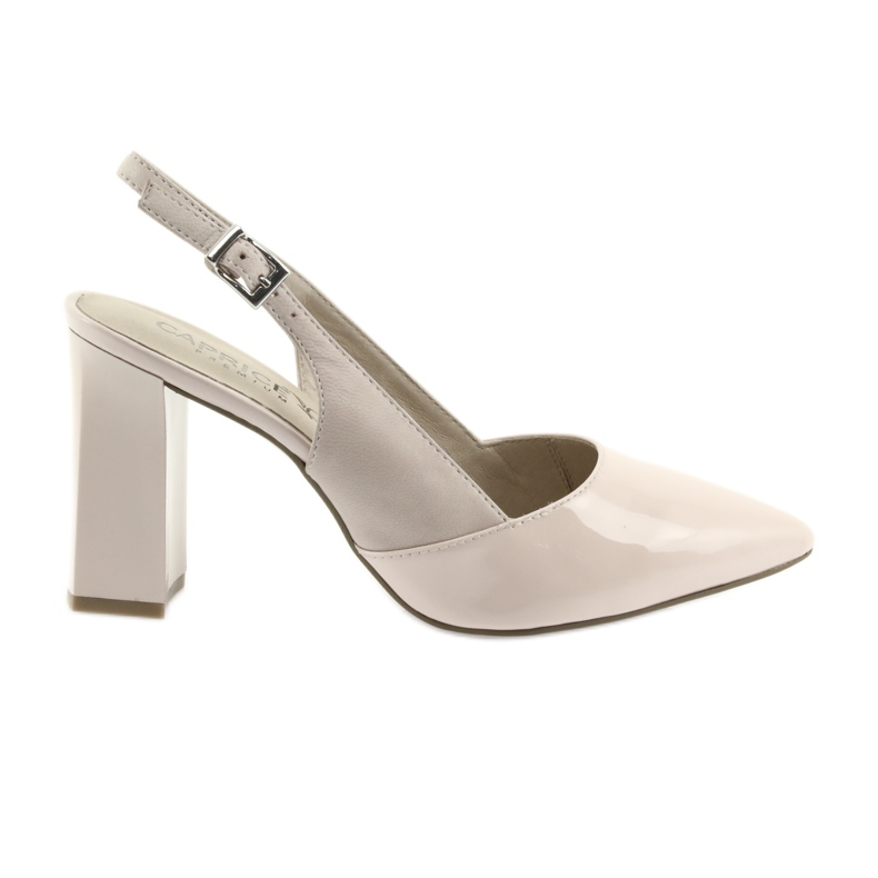 Kvinnors sandaler på stolpen till Caprice 29604 rosa