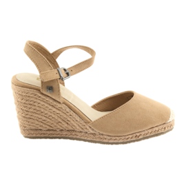 Big Star sandaler espadrilles 274A169 C.beż brun