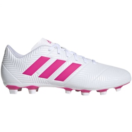 Adidas Nemeziz 18.4 FxG M D97990 fotbollsskor mångfärgad vit