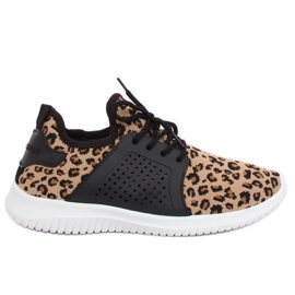 Leopard 7758-Y Leopard Print sneakers brun