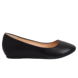 Svart kilballerinas 7849-P Svart