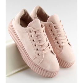 Högsulda sneakers rosa AX03 Pink II-GAT