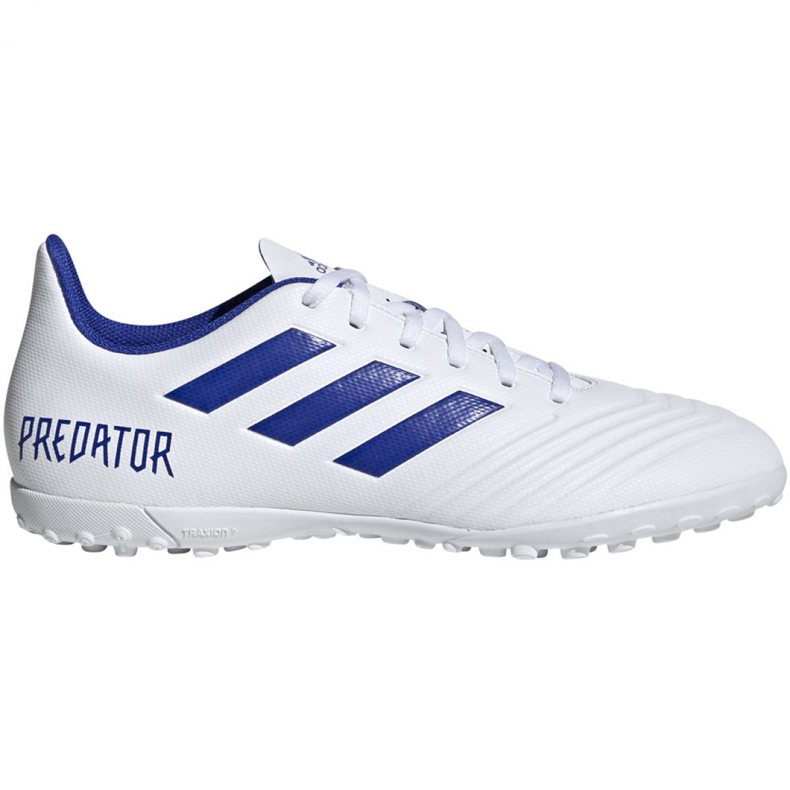 Adidas Predator 19.4 Tf M D97971 fotbollsskor vit vit