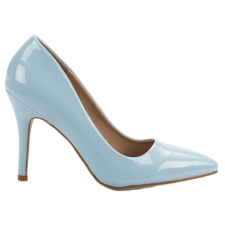 Lackerade stift blå