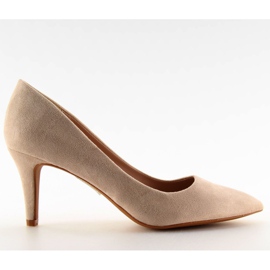 Pumpar på stiletthälsa 539 Beige II-GAT