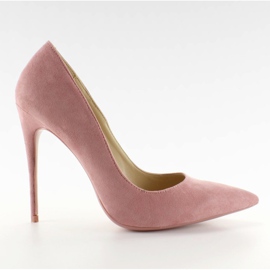 Suede High Heels Classic 5005 Pink II-GAT rosa