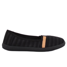 Svarta kvinnors ballerinor XJ-2959 Svart