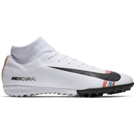 Nike Mercurial Superfly X 6 Academy Tf M AJ3568-109 fotbollsskor mångfärgad vit