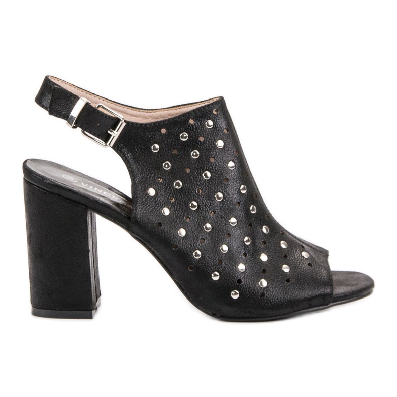 VINCEZA sandaler med jetstrålar svart