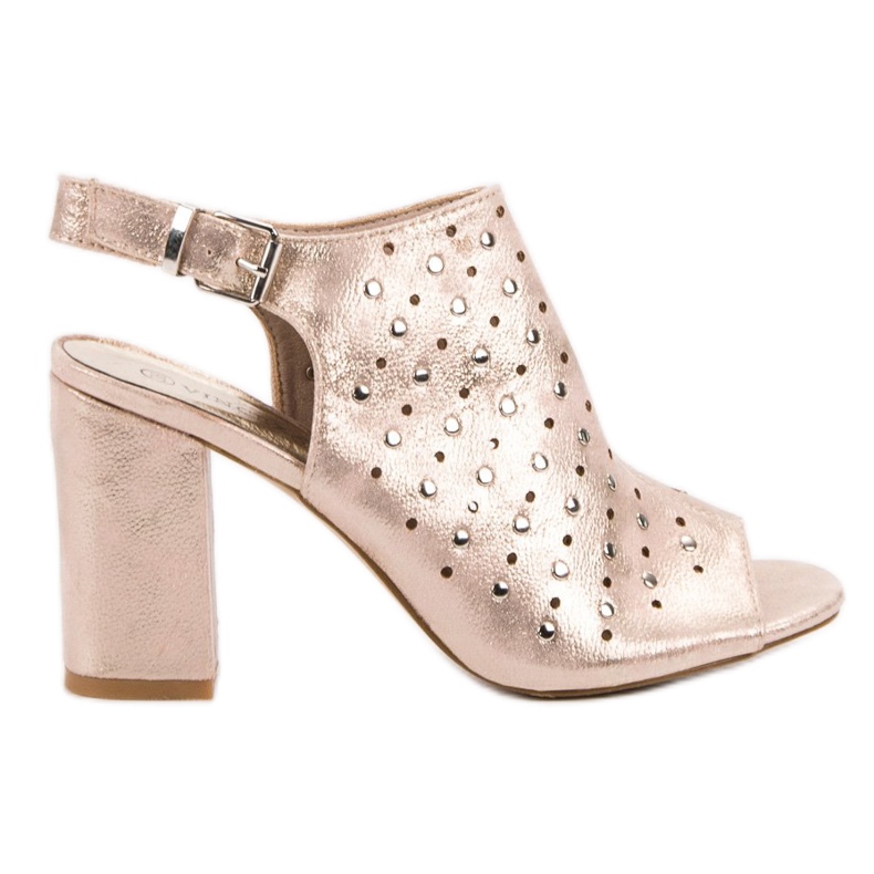 VINCEZA sandaler med jetstrålar gul