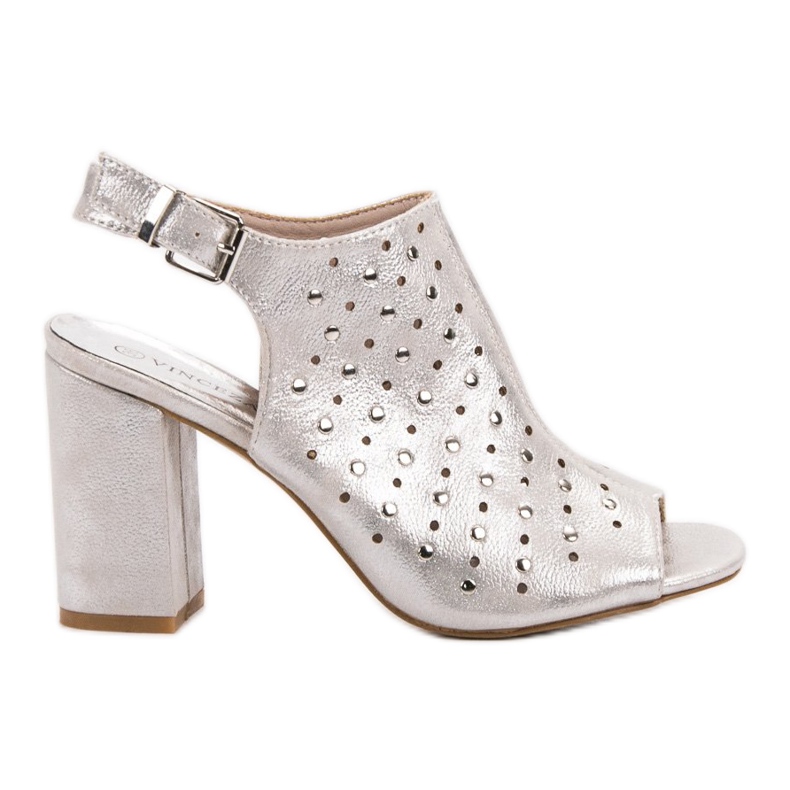 VINCEZA sandaler med jetstrålar grå