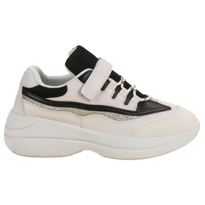 Trendiga VITA OCH SVARTA sneakers