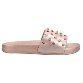 Bekväma tofflor för kvinnor rosa