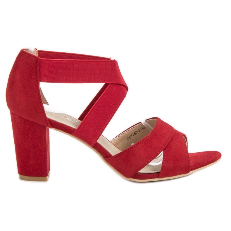 Filippo Röda slip-on sandaler