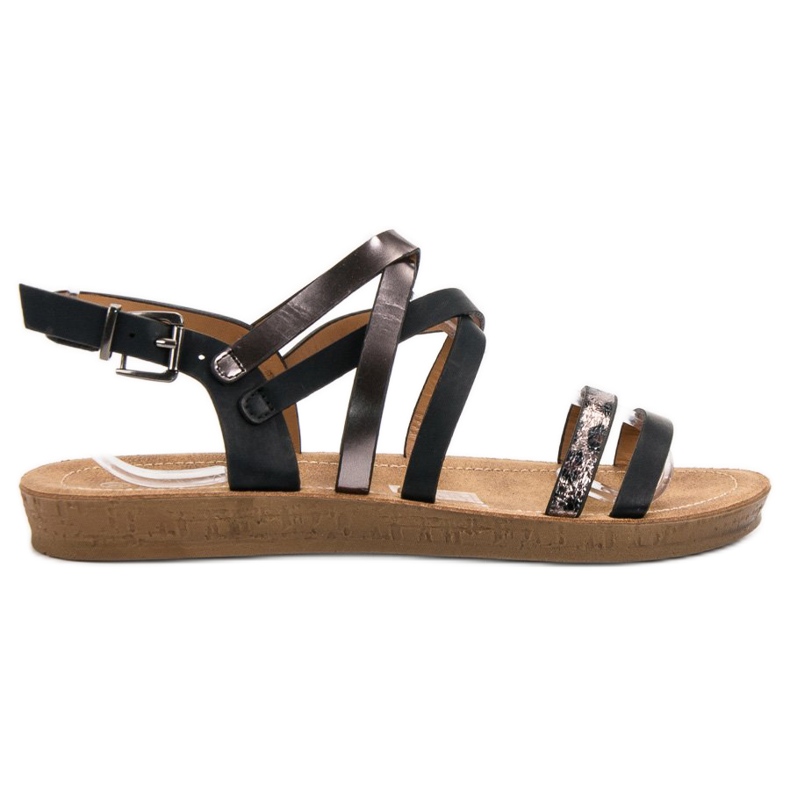 Seastar Trendiga svarta sandaler