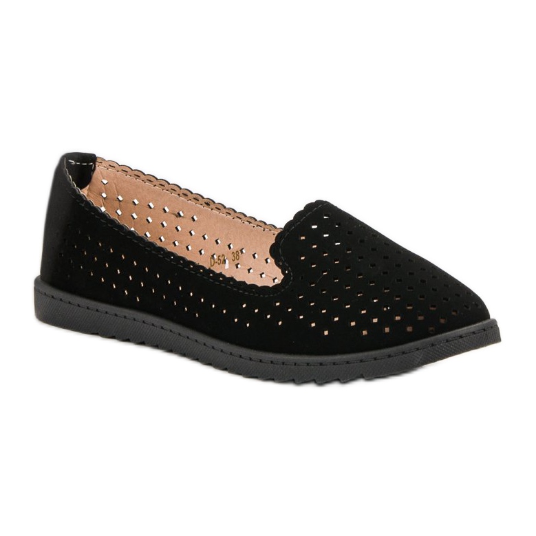 SHELOVET Openwork Lords svart