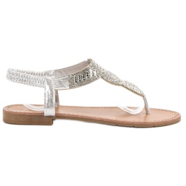 SHELOVET Slip-on japanska sandaler grå