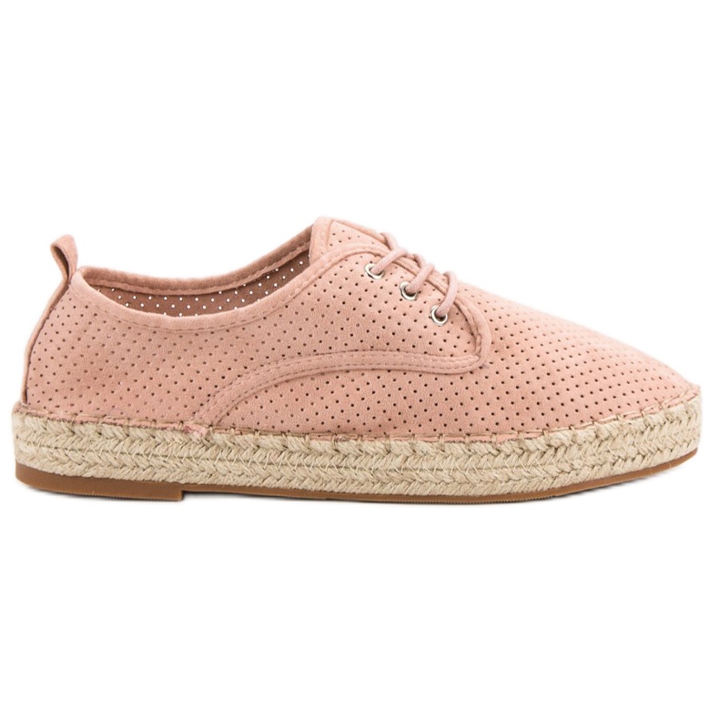 Small Swan Openwork Mocka Brogues rosa