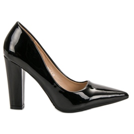 SHELOVET Lackerade pumpar svart