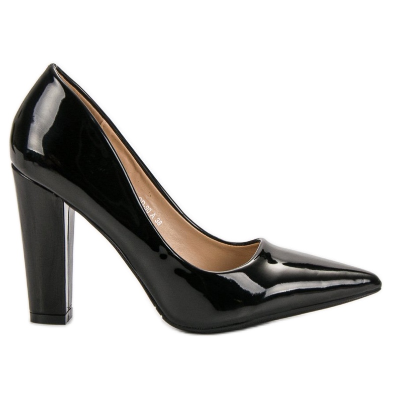 SHELOVET Lackerade pumpar svart