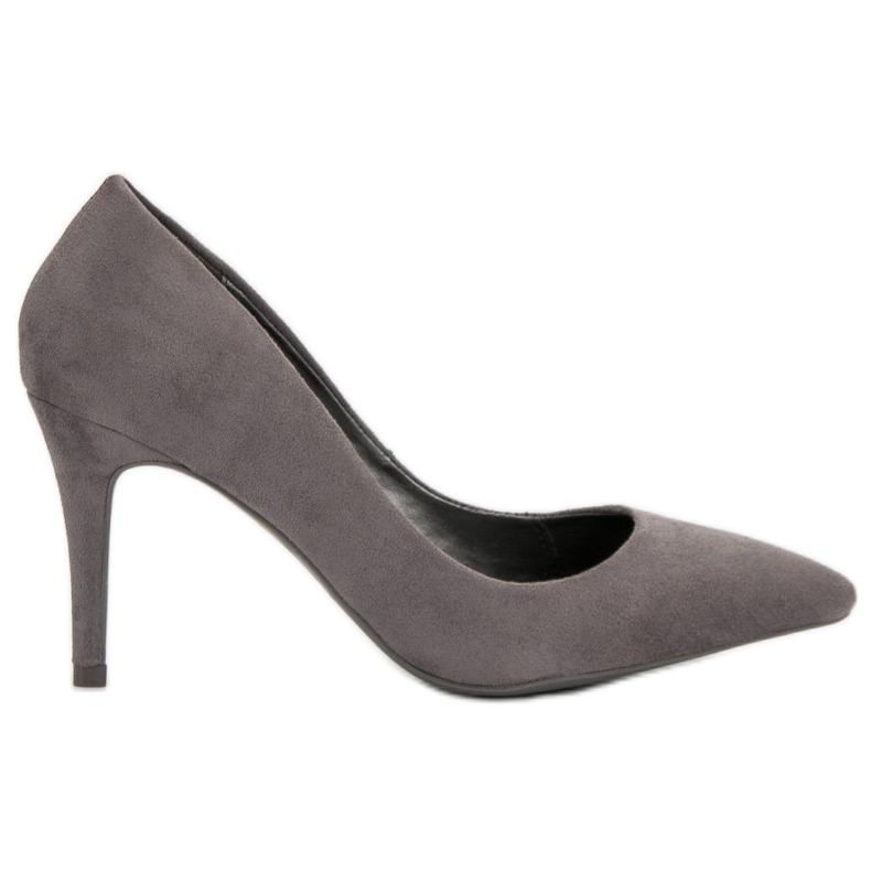 Small Swan Grå höga klackar