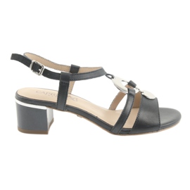 Sandaler med dekorationen Caprice 28211 marinblå grå