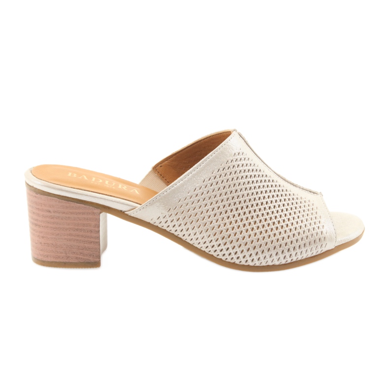 Badura 5311 guld tofflor för kvinnor mångfärgad