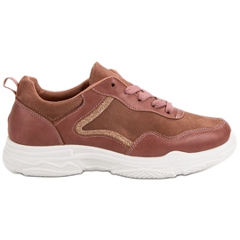 SHELOVET Trendiga sneakers rosa