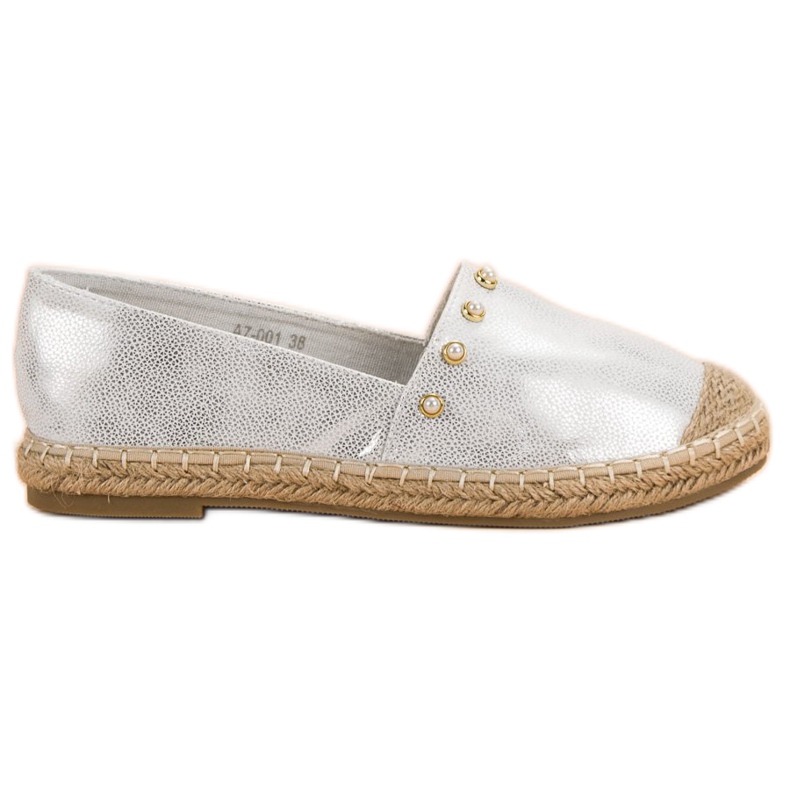 SHELOVET Silver Espadriller grå