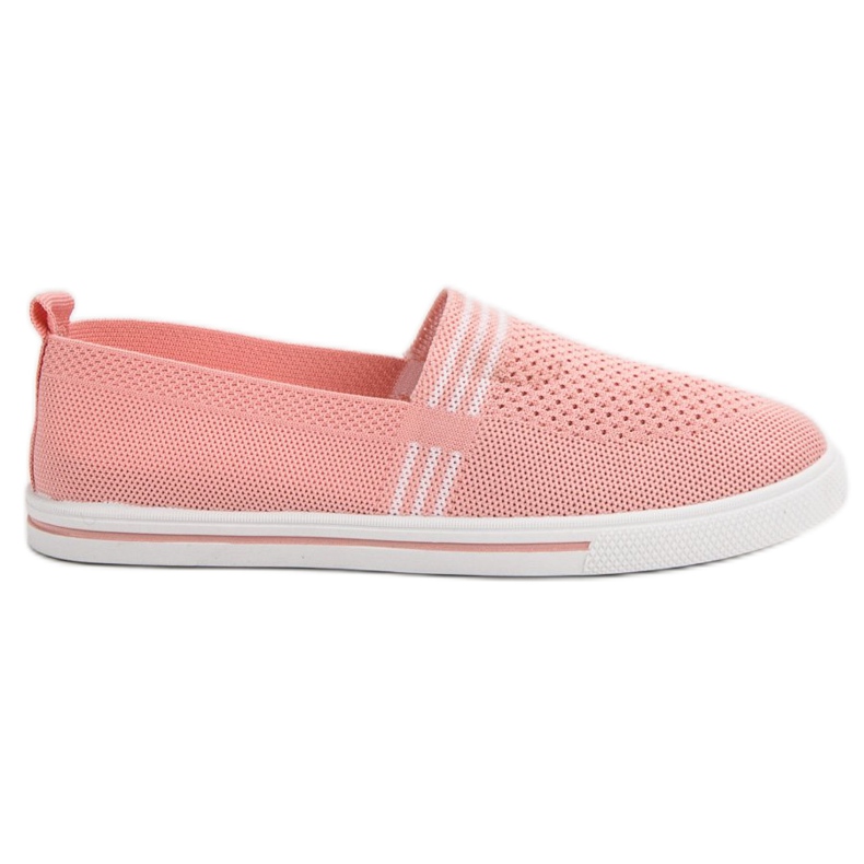 SHELOVET Textil sneakers rosa