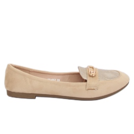 Dam beige loafers VS-662 Khaki
