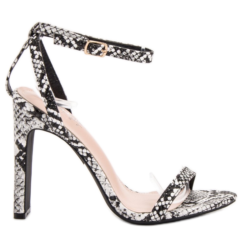 Seastar Sandaler med animaliskt tryck grå