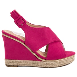 Anesia Paris Sandaler i mocka rosa