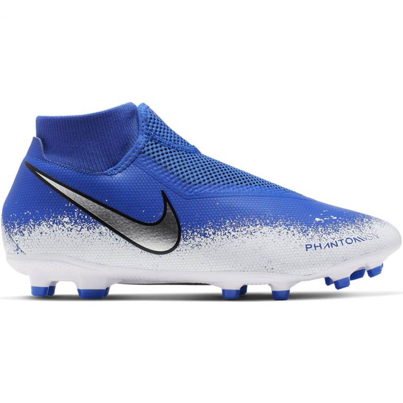 Nike Phantom Vsn Academy Df FG / MG M AO3258-410 fotbollsskor mångfärgad blå