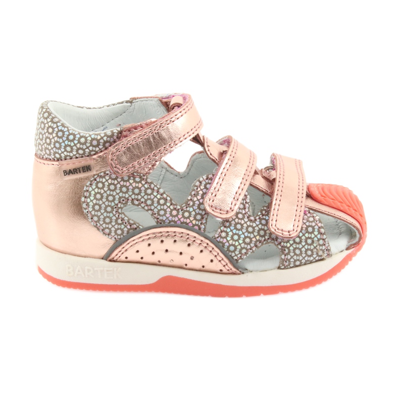 Bartek 81021 sandaler roséguld orange grå rosa