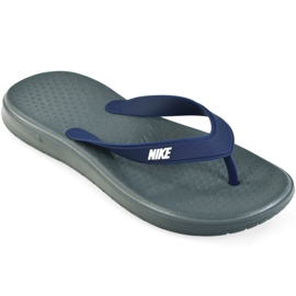 Tofflor från Nike Solay Thong M 882690 001 grå marinblå